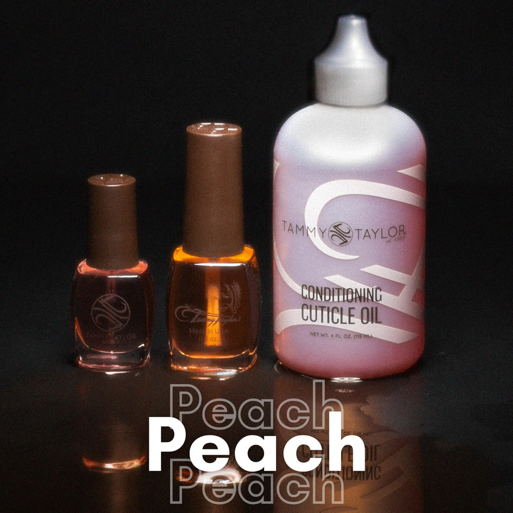 Tammy Taylor Jojoba oil serum suggesting fast-absorbing hydration for cuticles