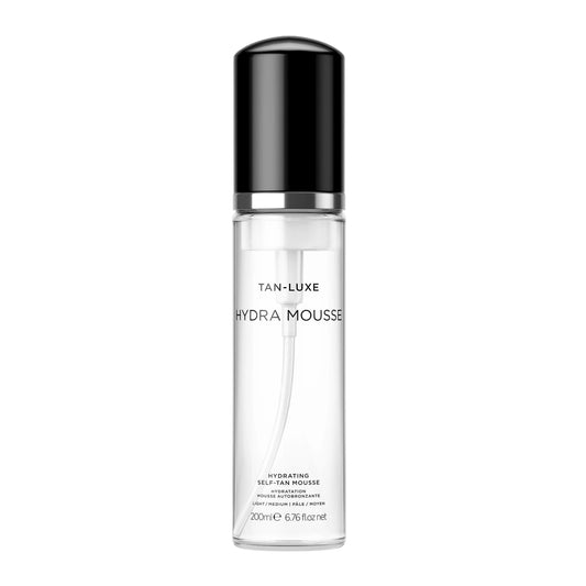 Tan-Luxe Hydra Mousse foam texture for a lightweight self-tan