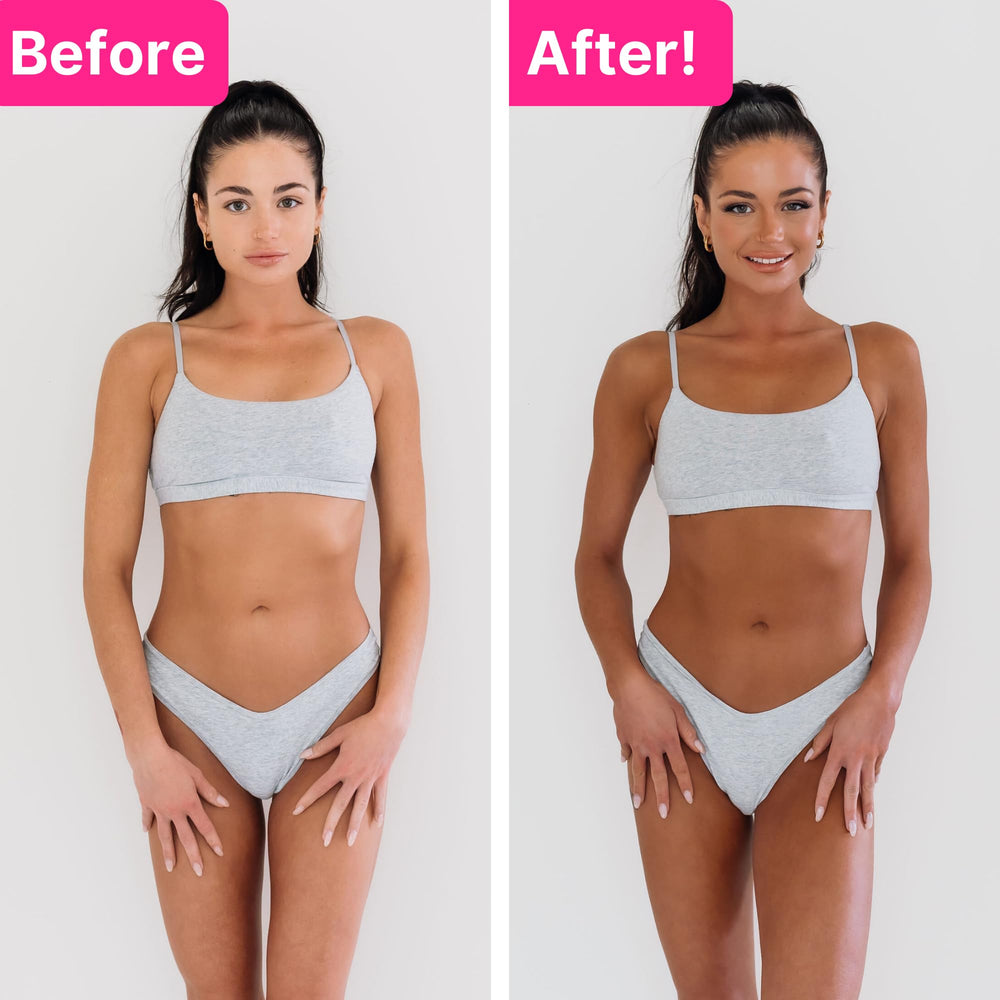 Tanceuticals CC Self Tanning Mousse application glide delivers a seamless, streak-free finish.