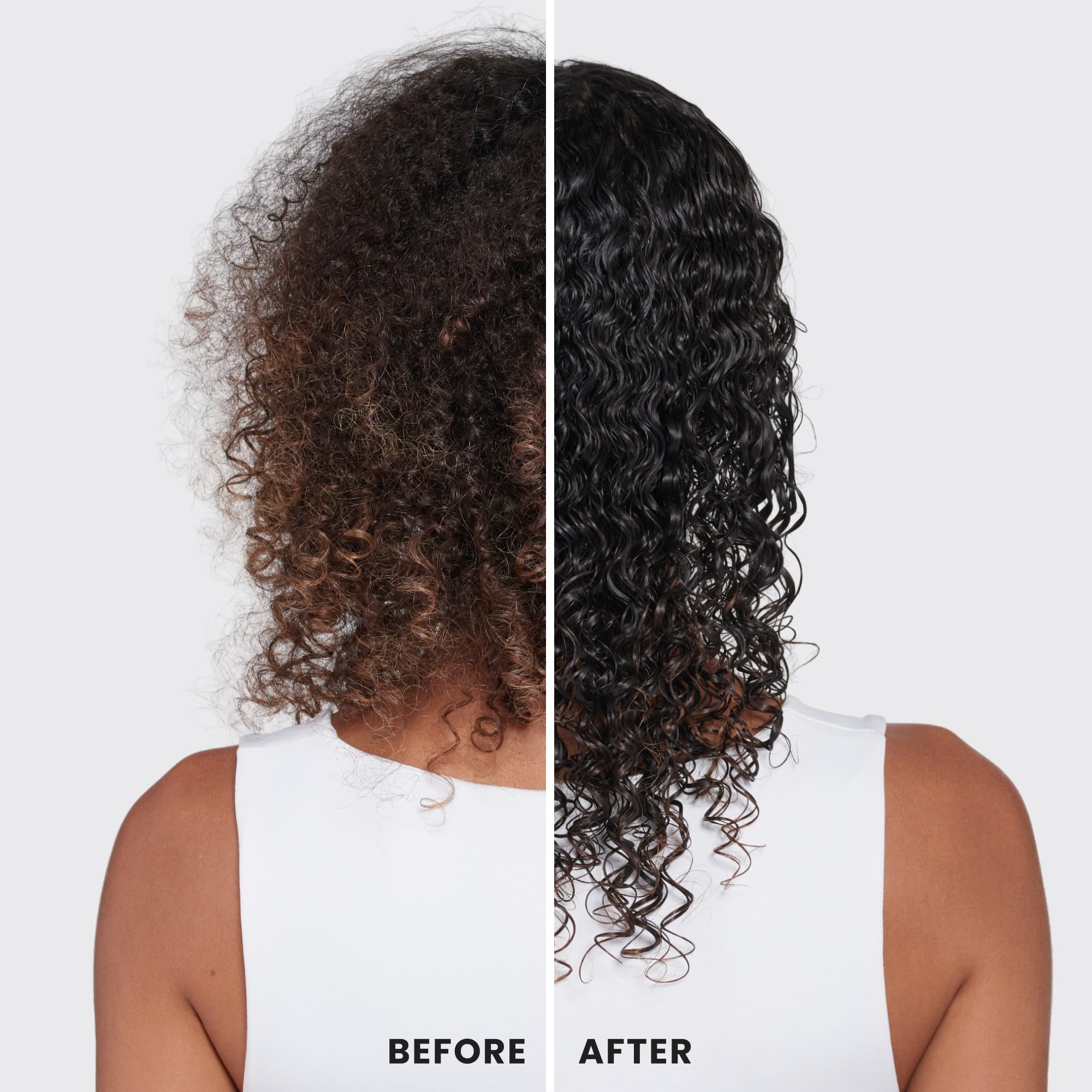 Between-wash refresh with Tangle Teezer mist for curls and coils