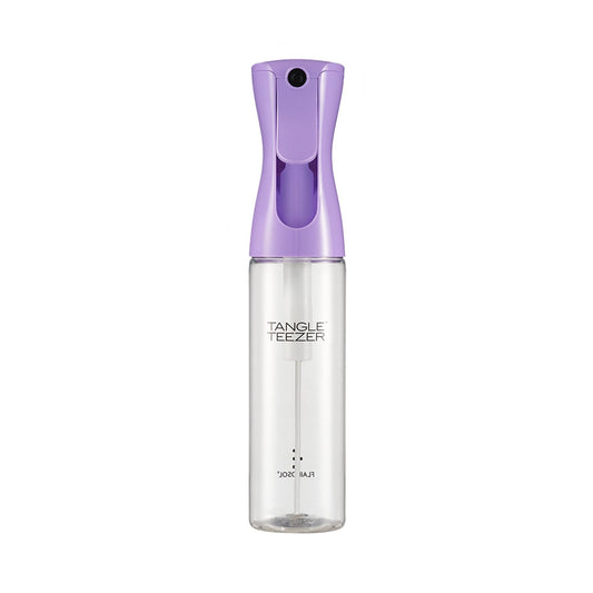 Tangle Teezer fine mist bottle in lilac provides an even spray for detangling between washes