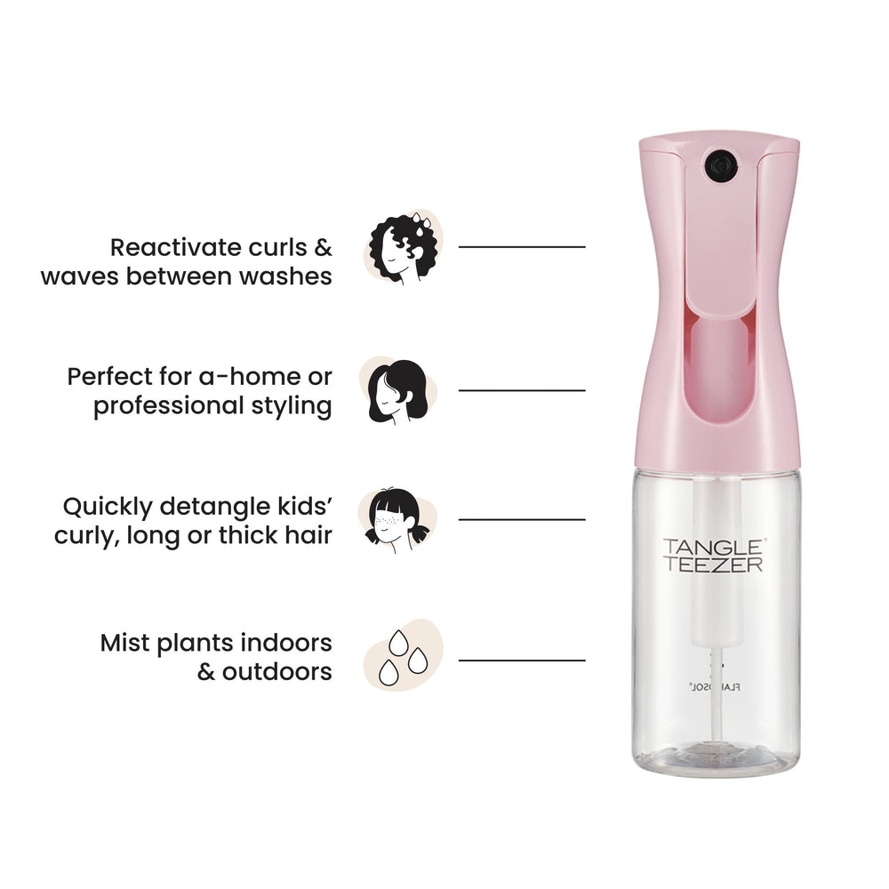 TANGLE TEEZER millennial-pink bottle adds style while preserving hair health