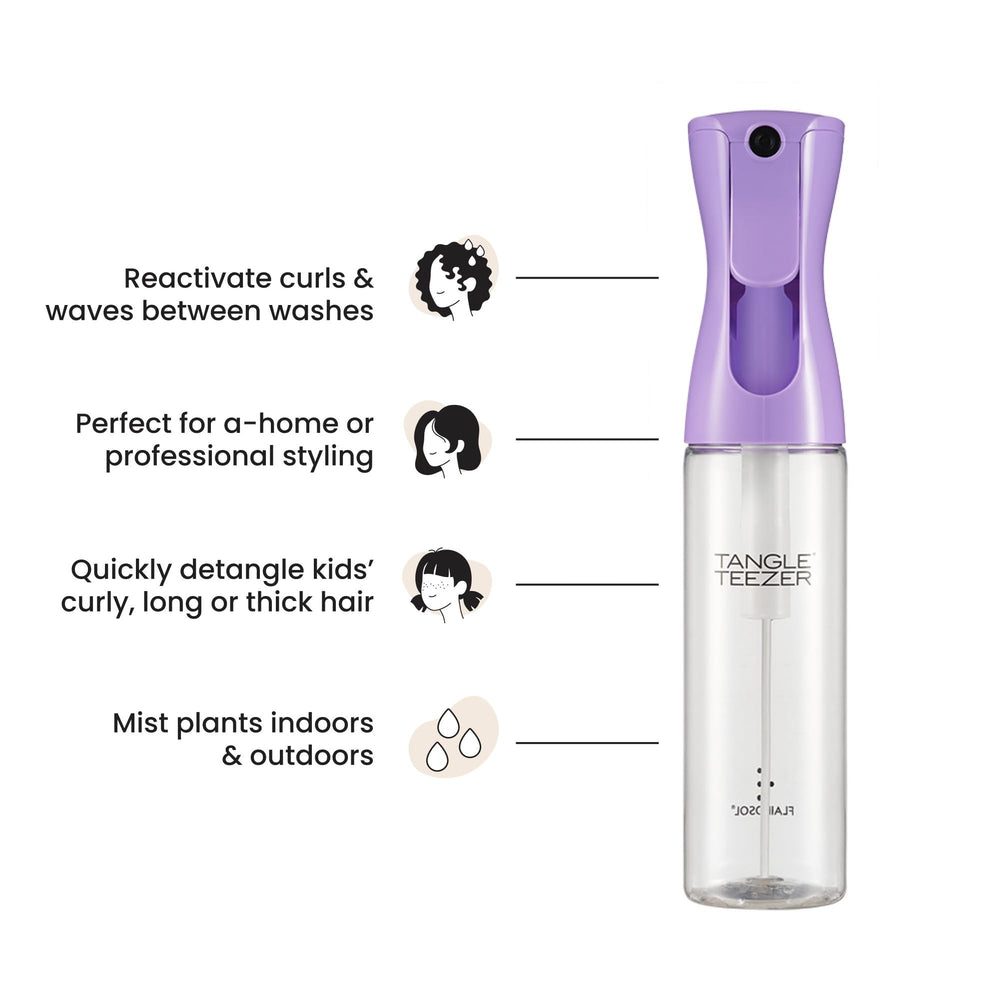 Sustainable Tangle Teezer bottle design shown in lilac shade