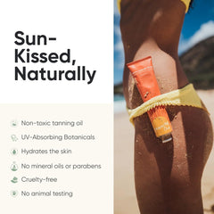 Tanning Club Royal Tanning Balm on skin delivering natural glow under sun