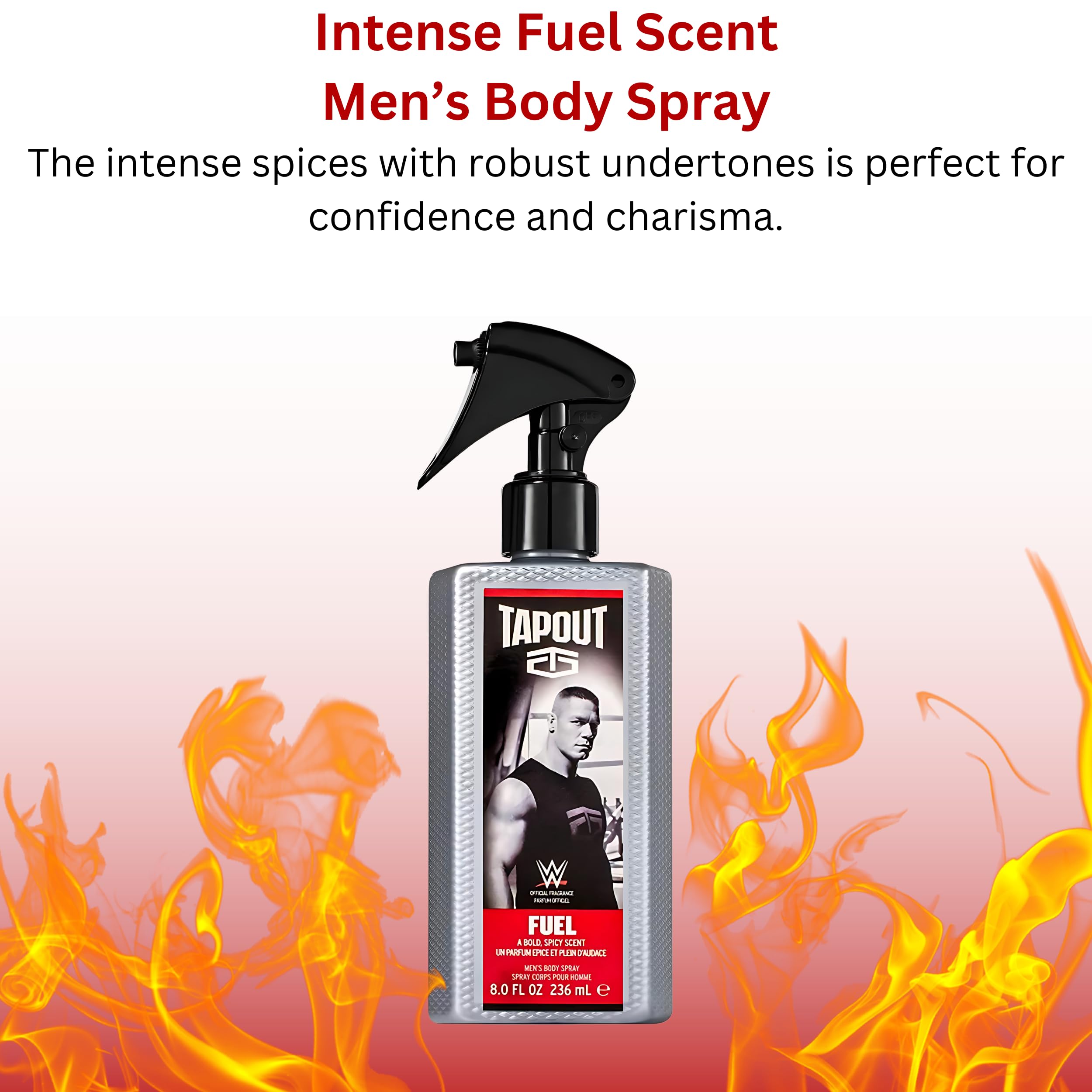 Tapout Control body spray bottle with clean cool scent for gym days.