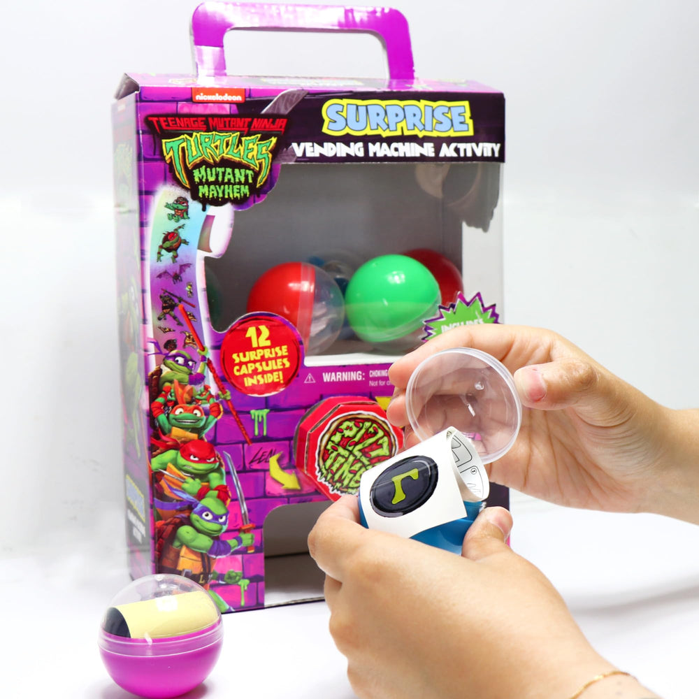 Tara Toys TMNT contents showcase a mix of stickers and tattoos for variety.