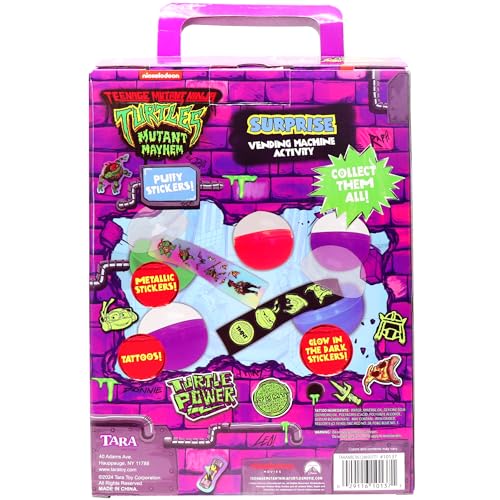 Tara Toys TMNT temporary tattoos offer character-themed flair for dress-up fun.