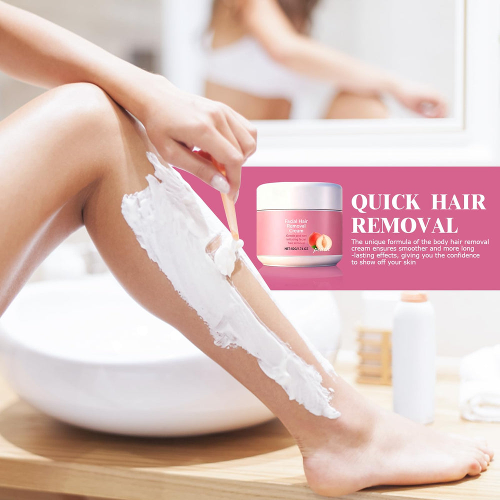 Tardiy Peach Facial Hair Remover Cream for sideburns offers precise, painless results.