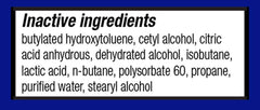 TARO Minoxidil foam bottle label close-up with potency