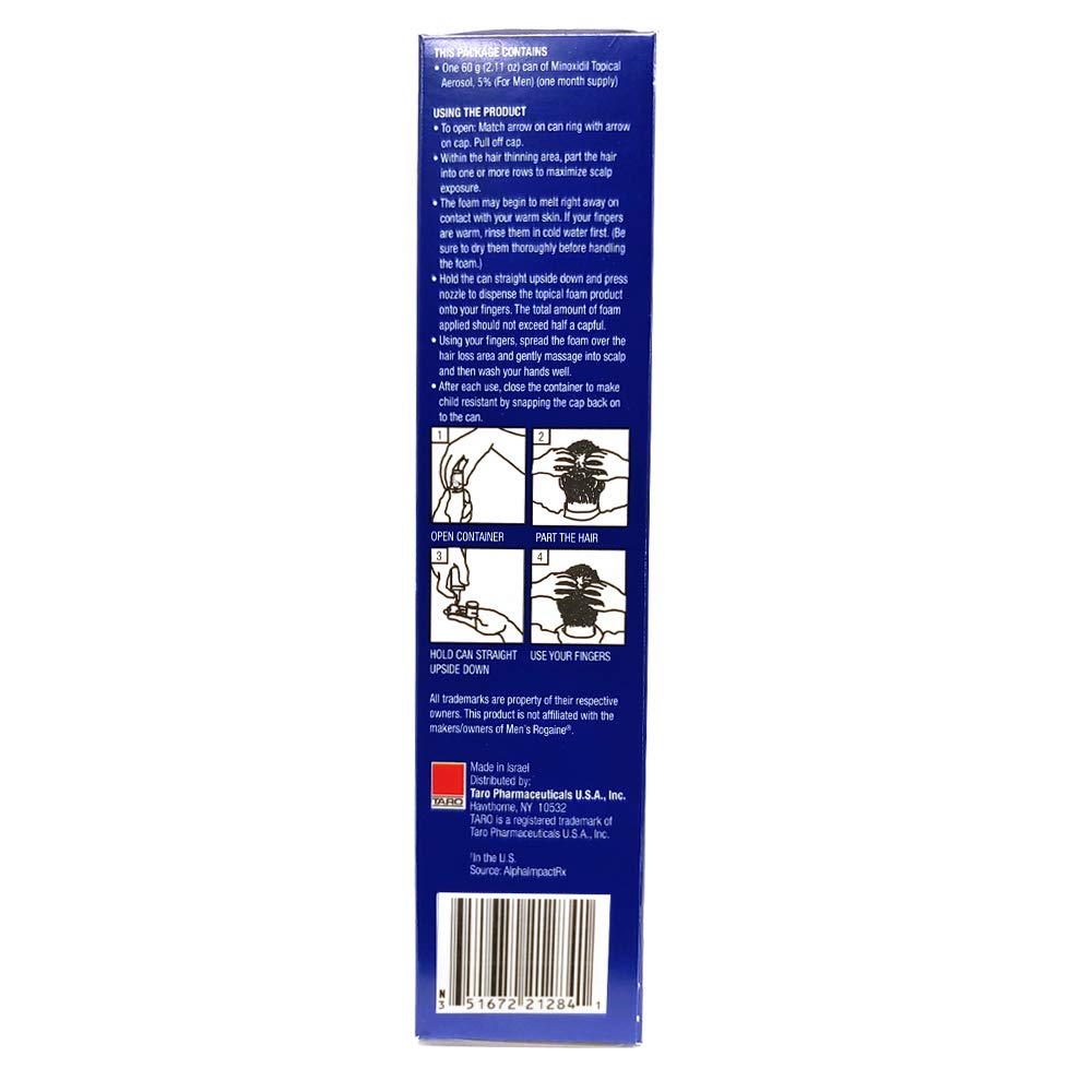TARO Minoxidil men hair-care solution for regrowth