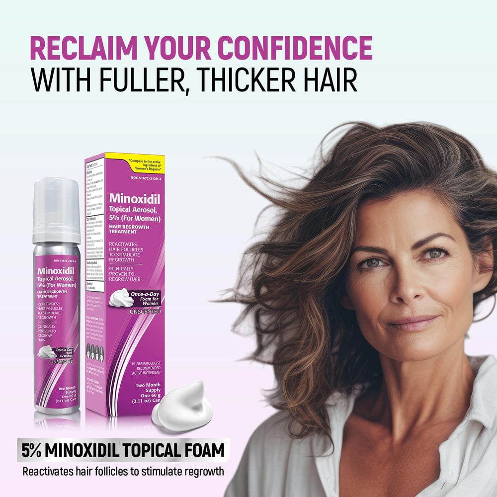 TARO Minoxidil label and 2 months supply reminder for ongoing use