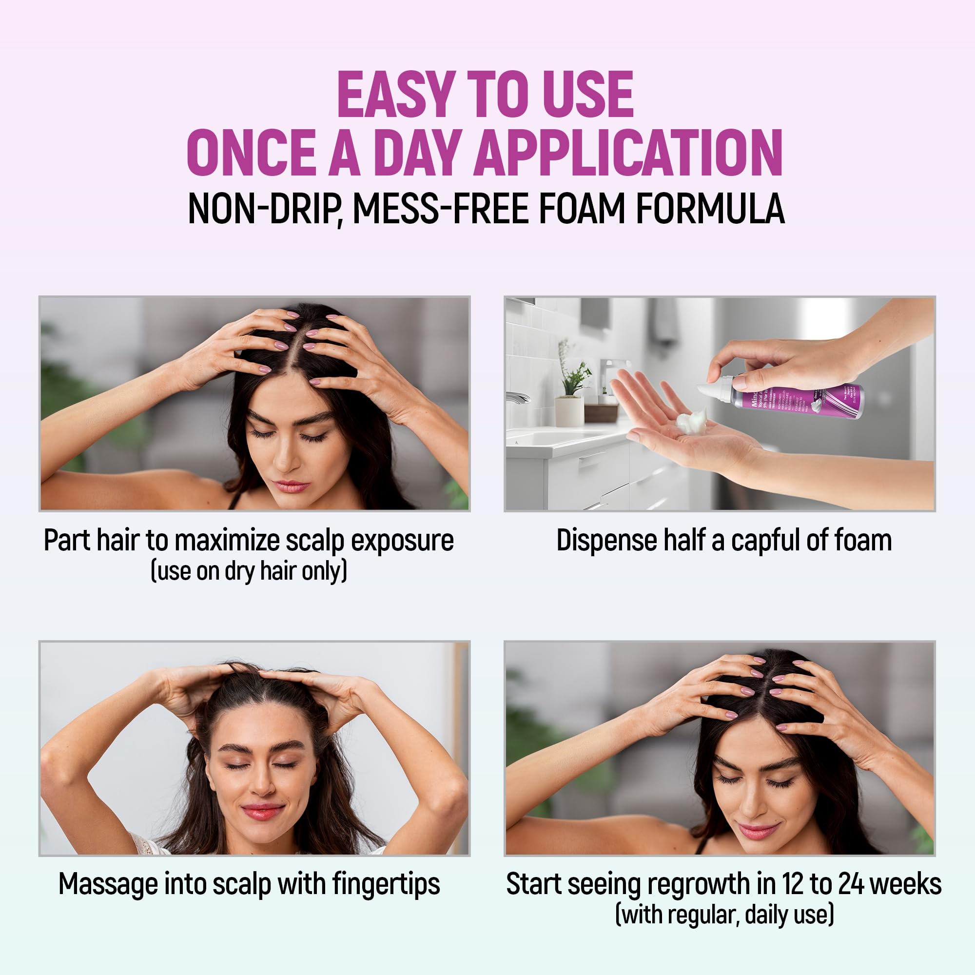 TARO Minoxidil for Women packaging and box ready for discreet daily use