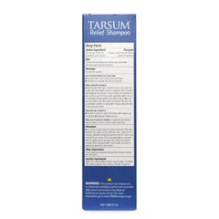 Tarsum coal tar shampoo bottle with brand logo visible