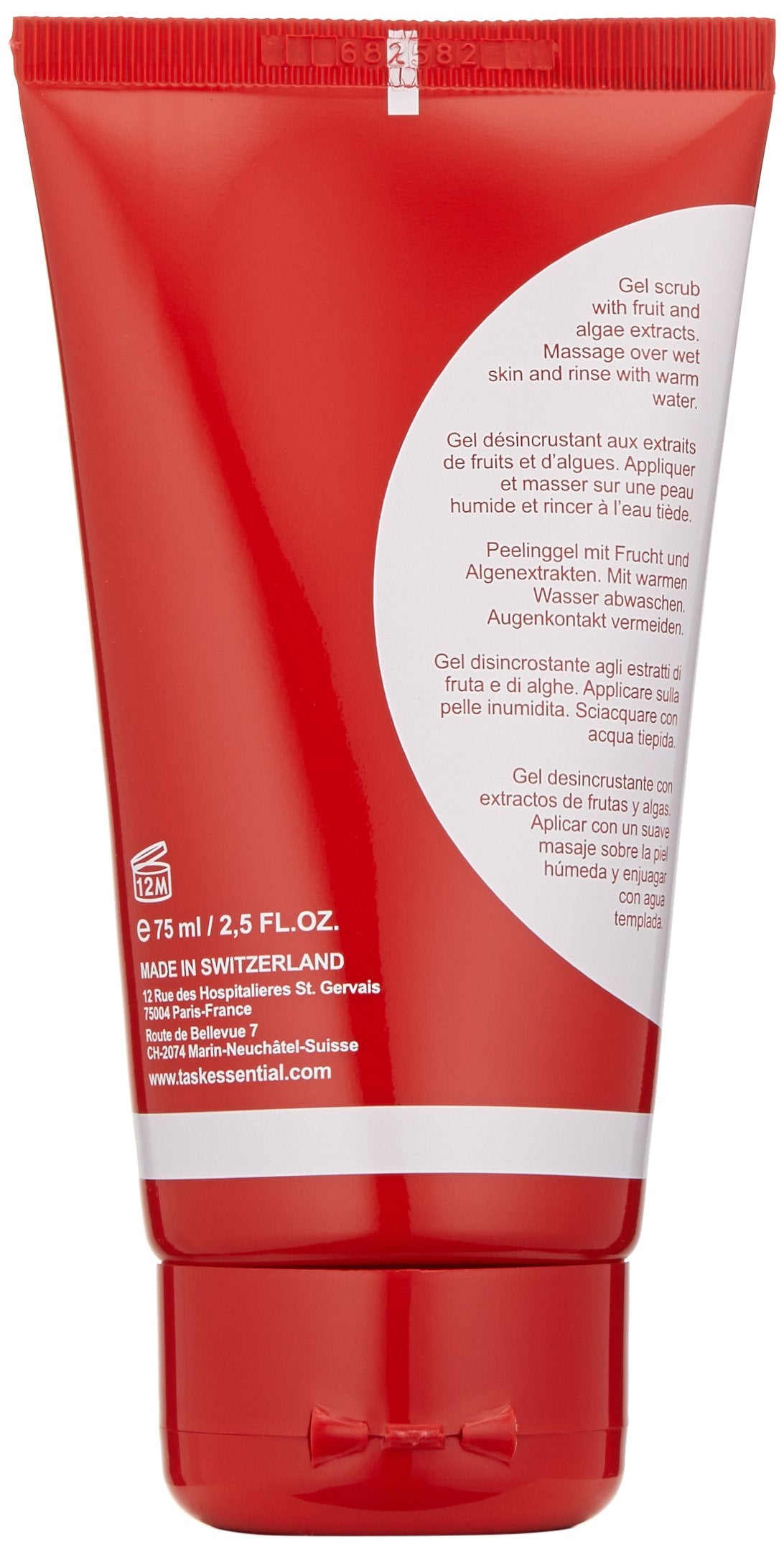 Mineral-infused Task Essential New Skin Scrubbing Gel hinting at a refreshed surface over time.