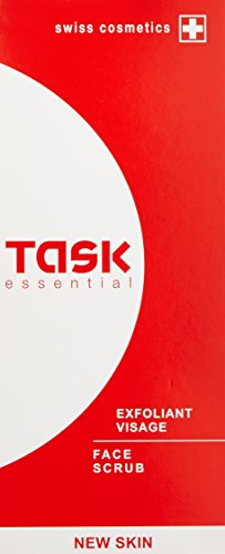Close-up of Task Essential New Skin Scrubbing Gel texture indicating a smooth exfoliating surface for sensitive skin.