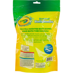 Taste Beauty Crayola bath bombs laser lemon scent adds zing to bath time.
