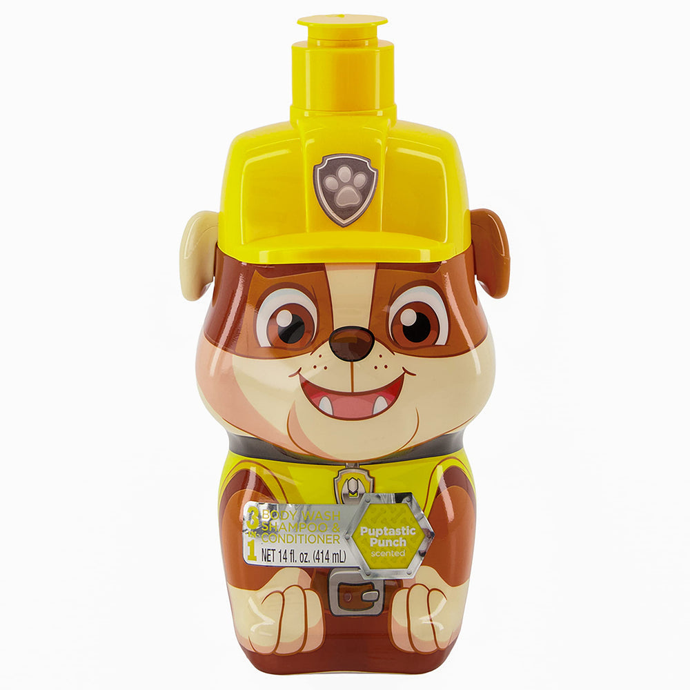 Paw Patrol bottle creates rich, kid-friendly lather during bath routines.