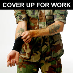 Breathable nylon-spandex fabric sleeve for comfort in varying temperatures