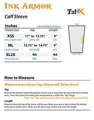 Tat2X Ink Armor calf sleeve provides UV protection for outdoor use.