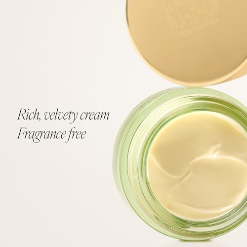 Glass jar detail emphasizes clean, premium packaging and targeted moisture delivery.