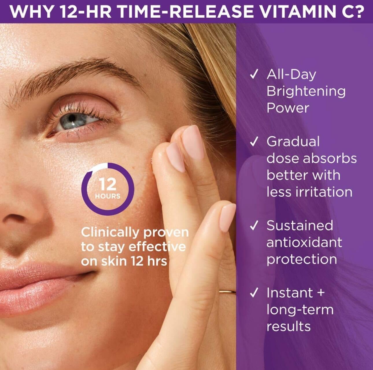 Application on under-eye area demonstrating gentle coverage