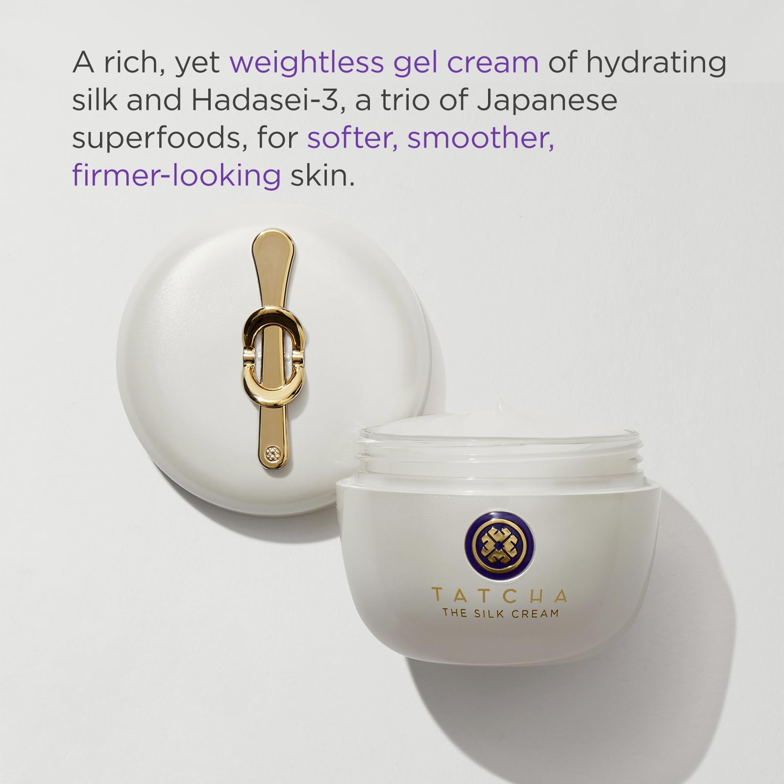 TATCHA counter-top spa setup suggests serene skincare ritual.