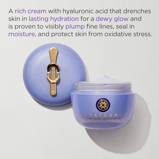 Tatcha Dewy Skin Cream full-size delivers lasting hydration and glow.