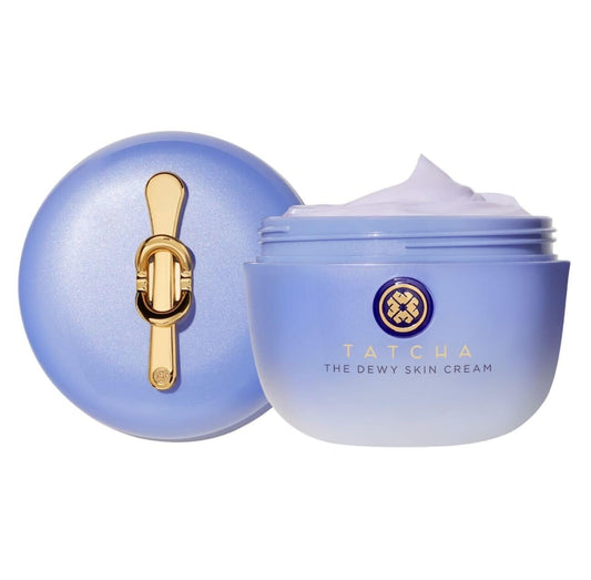 TATCHA The Dewy Skin Cream jar close-up highlighting hydration for dry skin