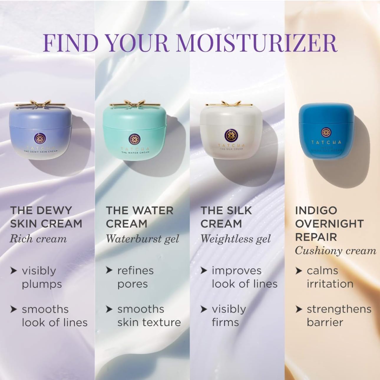 TATCHA The Dewy Skin Cream packaging shot conveys premium gift idea