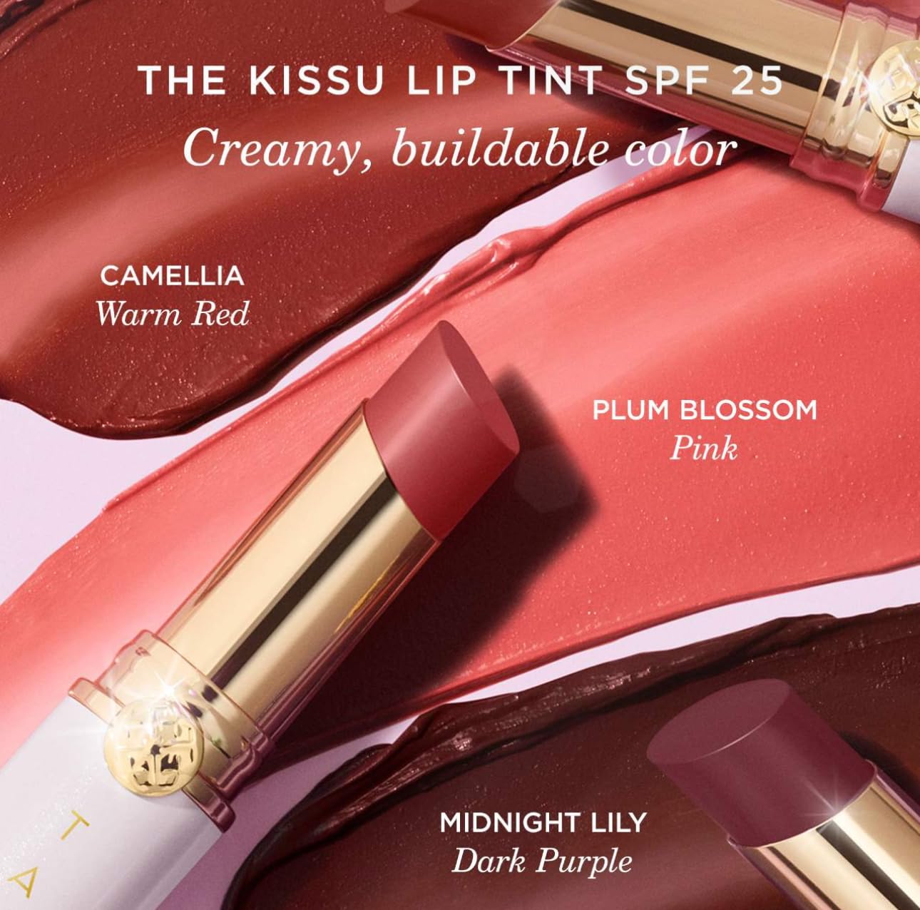 In-use photo of Midnight Lily tint during daytime wear