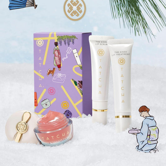TATCHA Kissu Lip Treatment 10ml close-up, hydrating formula for lasting moisture