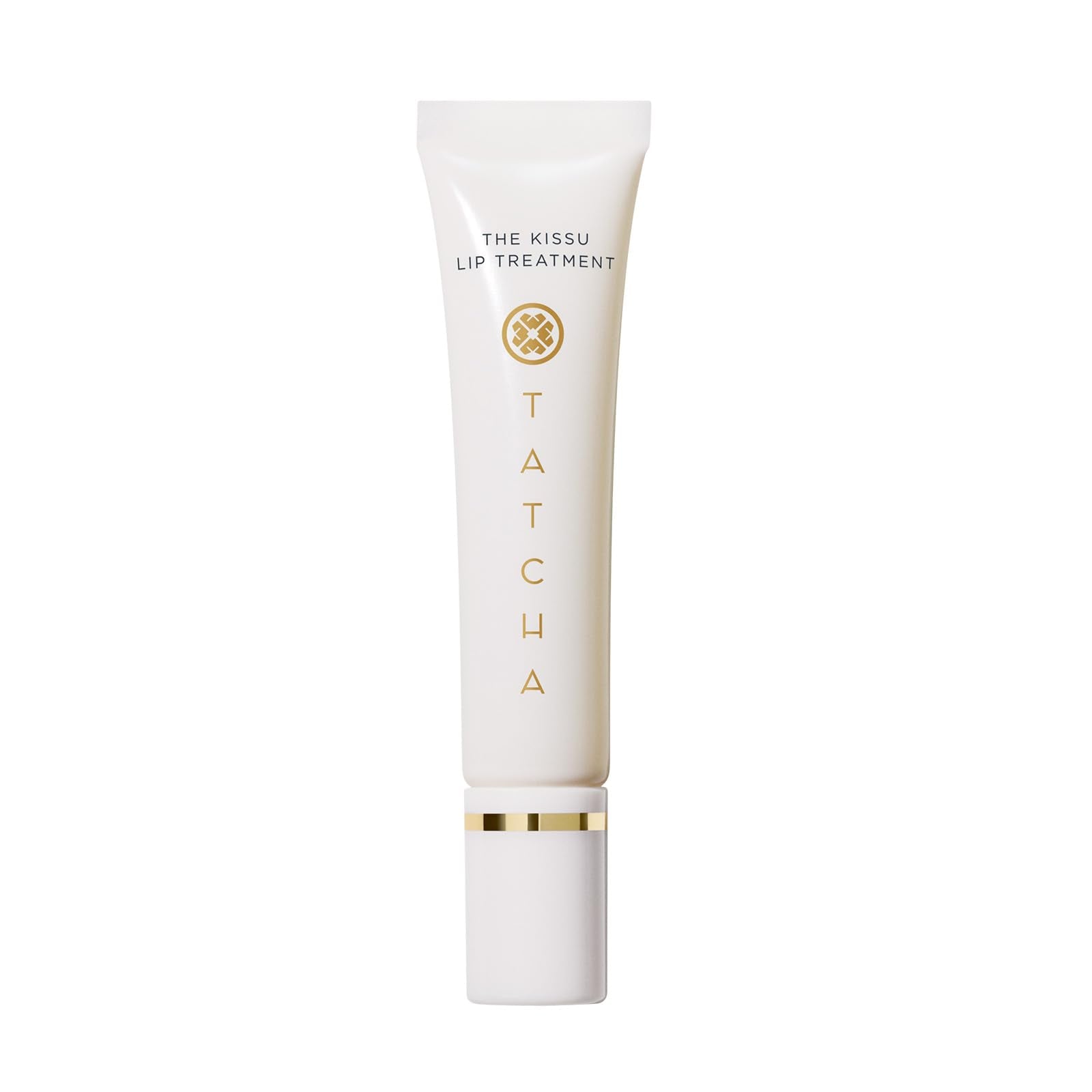 TATCHA Kissu Lip Treatment jar closeup showing creamy texture