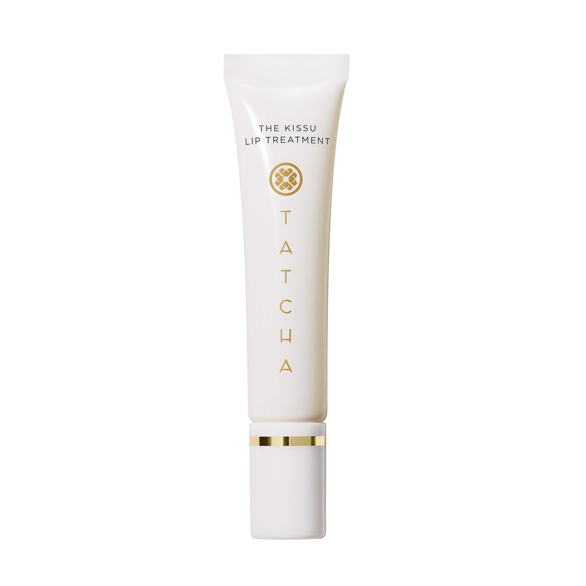 TATCHA Kissu Lip Treatment jar closeup showing creamy texture
