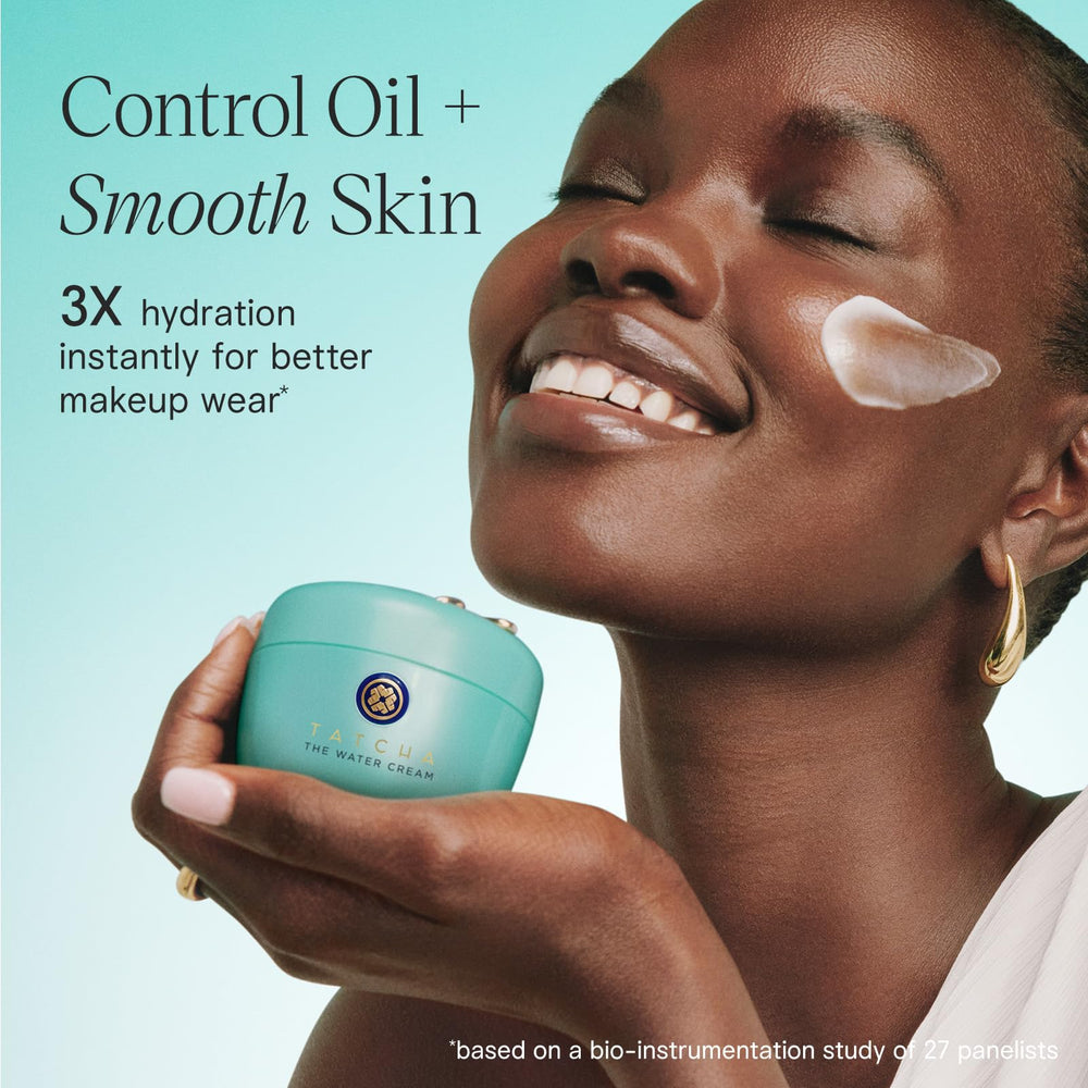 TATCHA Pure Pores Set ritual scene, showing step-by-step usage for refined pores.