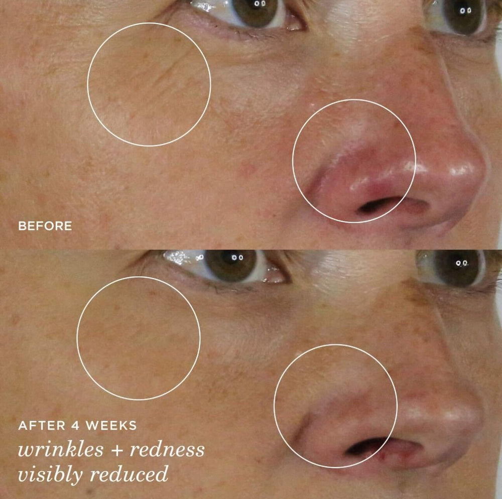 Tatcha Silk Serum sea fennel ingredient visual suggesting soothing skin appearance.