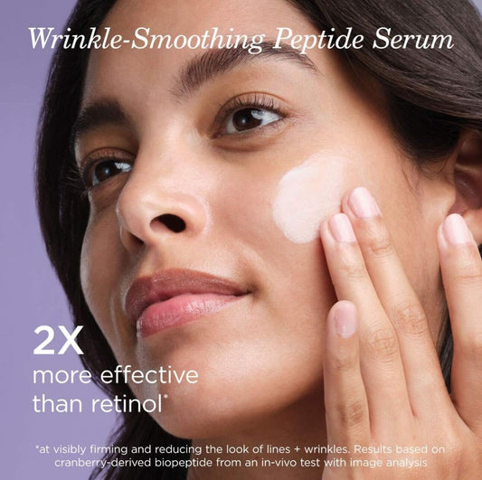 Tatcha Silk Serum texture swatch highlights smooth finish for makeup application.