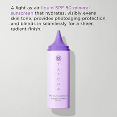 TATCHA Close-up skin texture after routine, with radiant, even complexion.