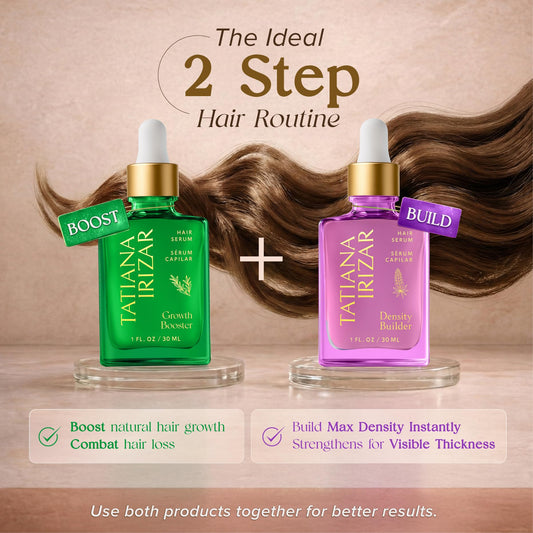 Tatiana Irizar Density Builder dropper – precise scalp application.