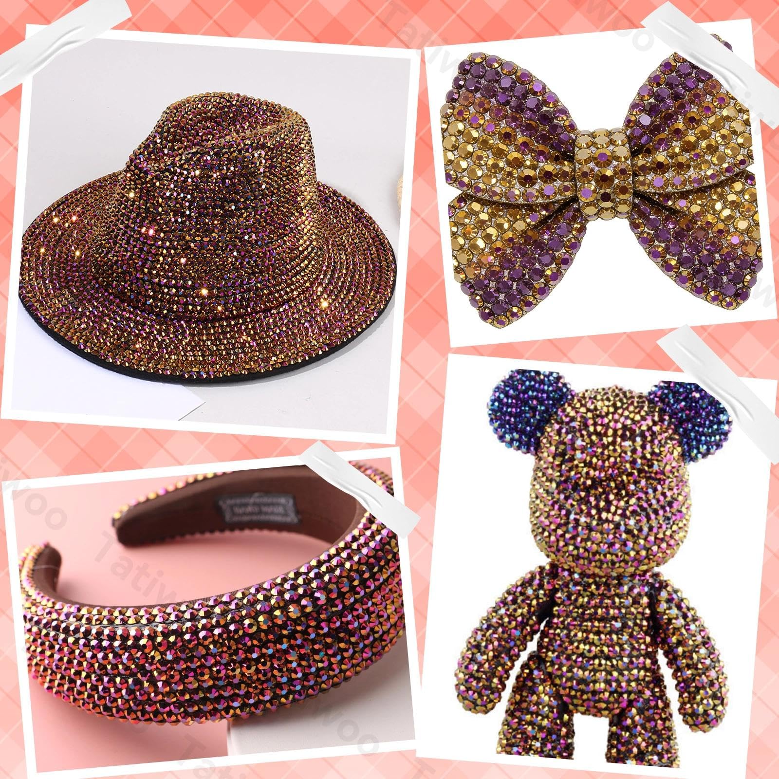 Tatiwoo bedazzling rhinestones kit with precision tools for easy application