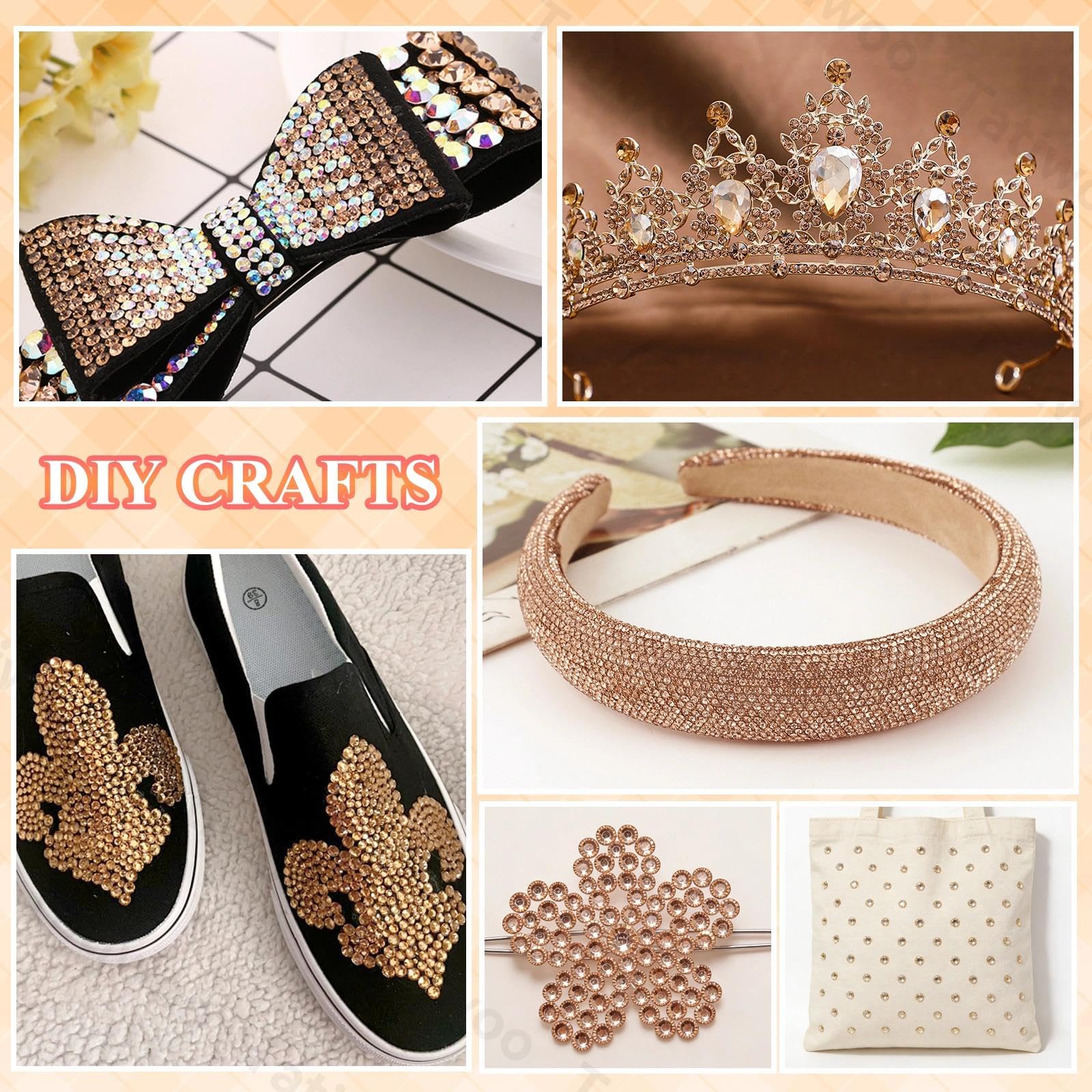 Tatiwoo gift-ready rhinestone kit offers value for crafters and makeup artists.