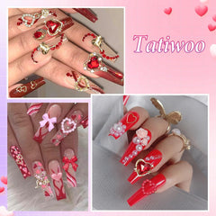 Tatiwoo pearl charms add subtle luxury and texture to nails.