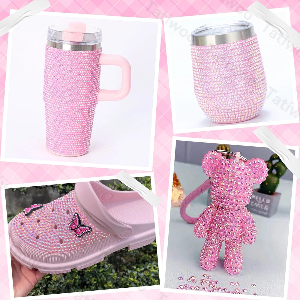 Tatiwoo premium resin flatback rhinestones with bright sparkle and colorfast durability.