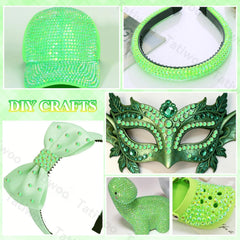 Tatiwoo jelly rhinestones for face and body art with sparkle