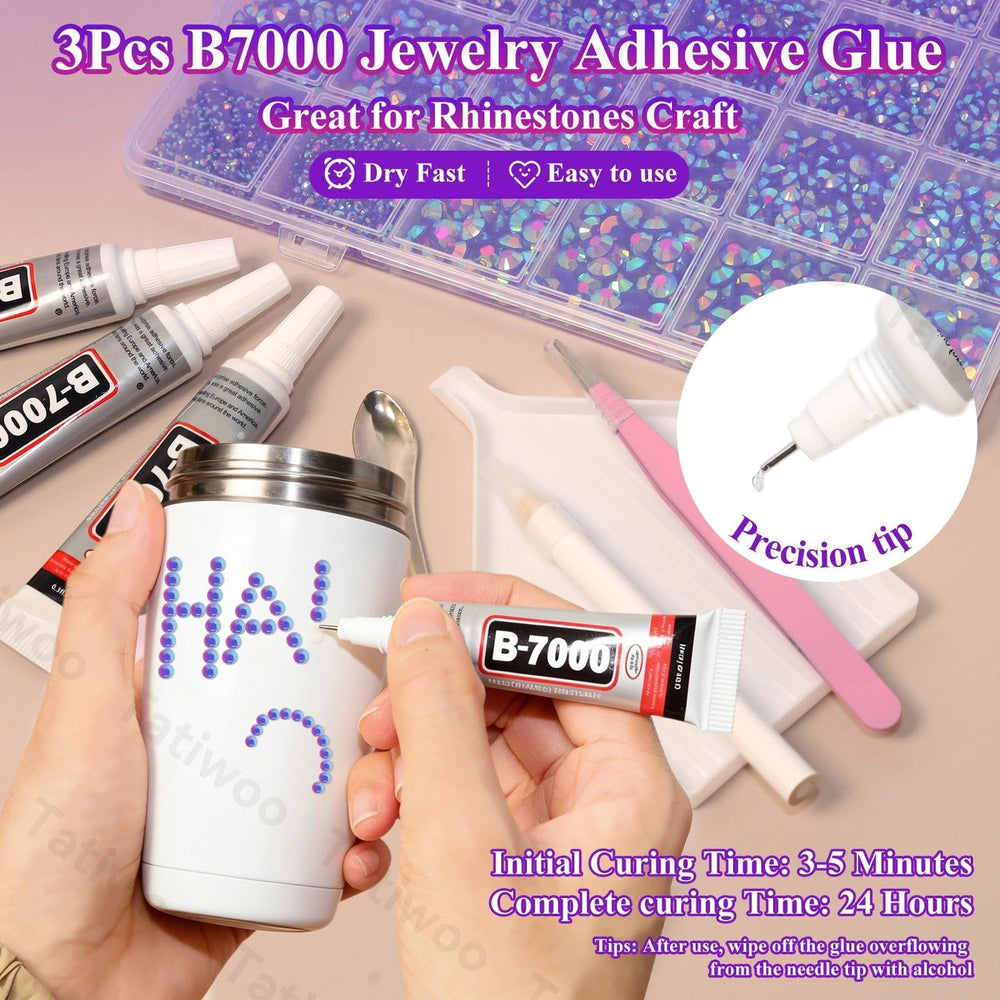 Tatiwoo versatile kit for tumblers, nails, phone cases and more.