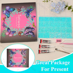 Tatiwoo wax pen tweezers tray kit for organized crafting sessions