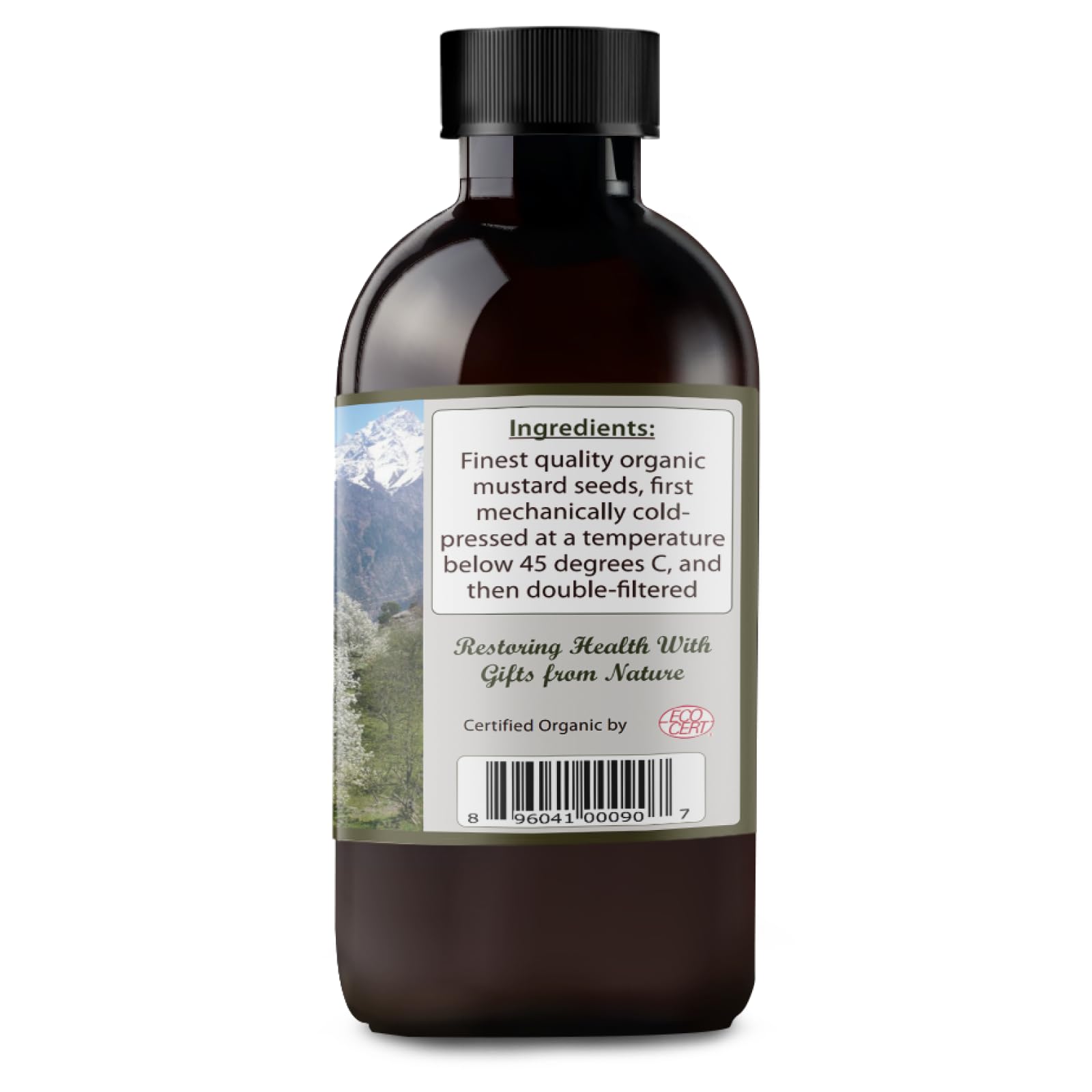 Tattva's Herbs mustard seed oil bottle ideal for massage and joint care.