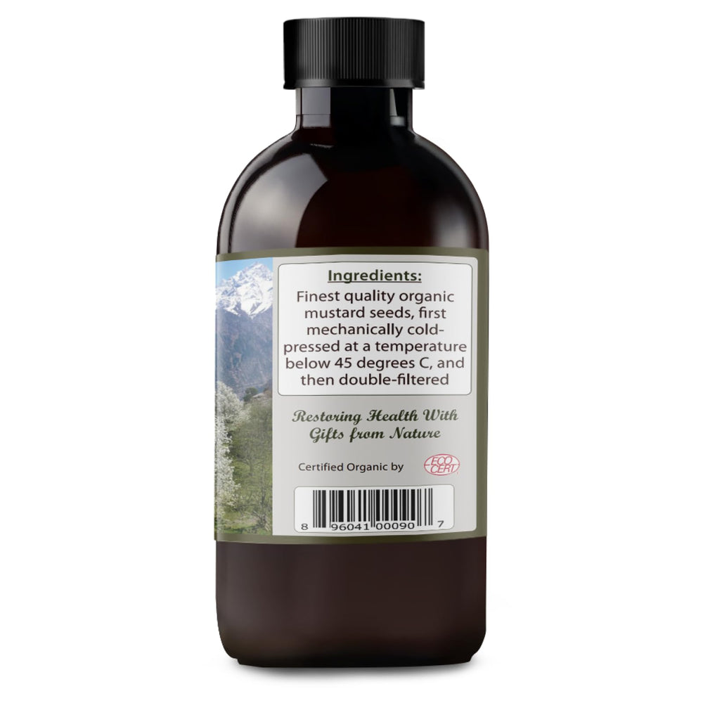 Tattva's Herbs mustard seed oil bottle ideal for massage and joint care.