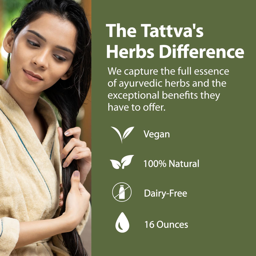 Tattva's Herbs mustard seed oil supports hair nourishment and scalp wellness.