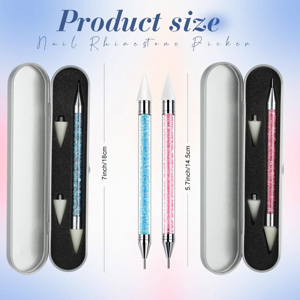 Tatuo crystal beads tool lets you place gems on natural or false nails with ease.
