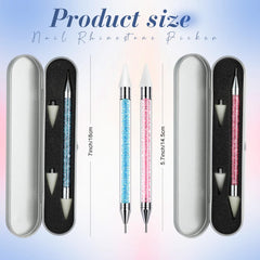 Tatuo crystal beads tool lets you place gems on natural or false nails with ease.